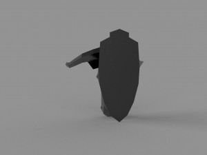 3D LOW POLY BULL HEAD MASK PRINTABLE MODEL 3D Model