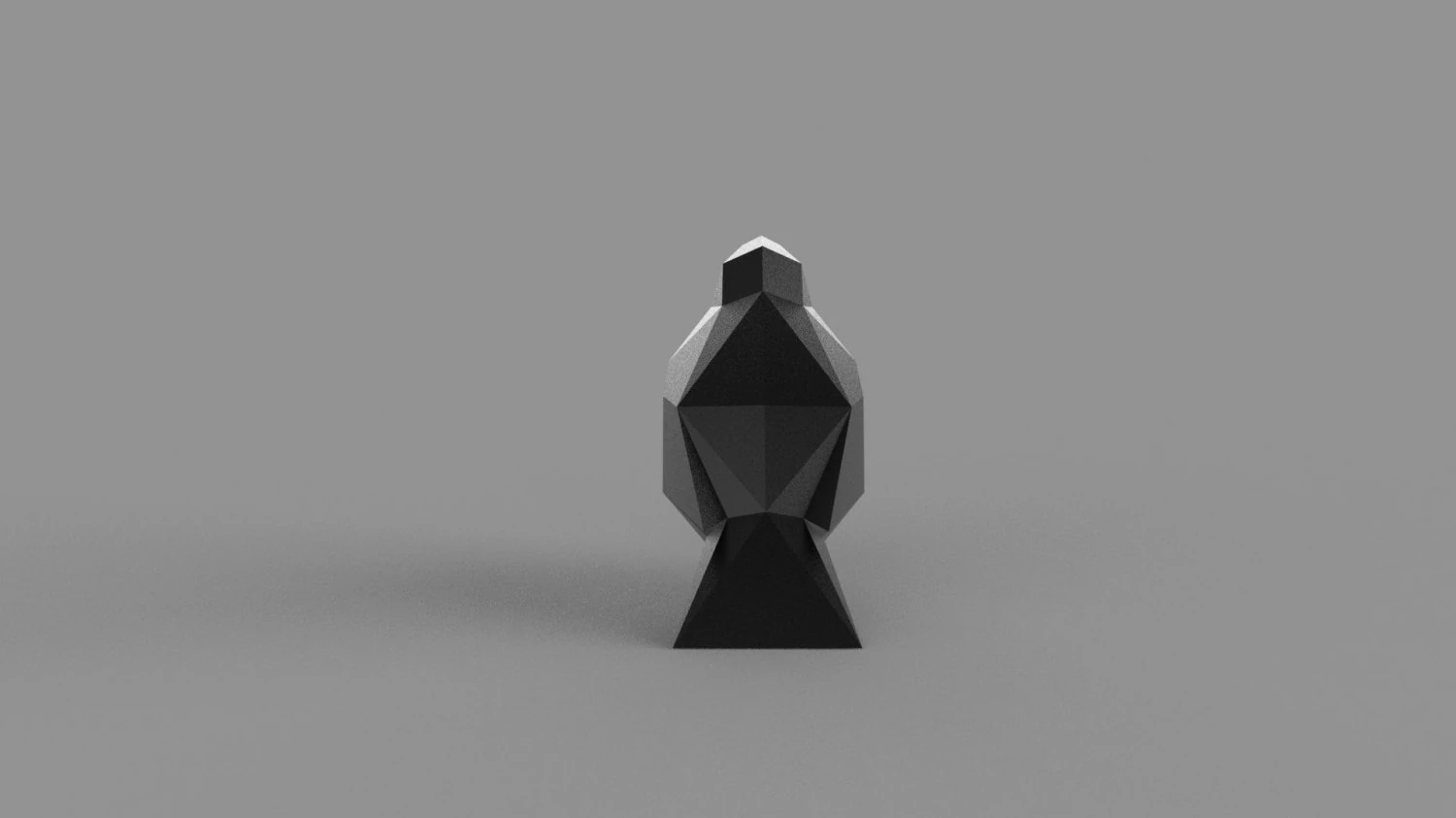 3D LOW POLY BULLFINCH PRINTABLE MODEL 3D Model .c4d .max .obj .3ds .fbx .stl .blend 