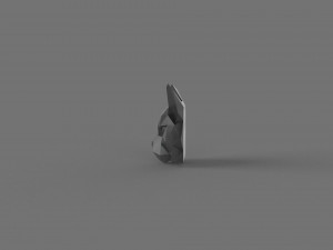 3D LOW POLY CAT FACE PRINTABLE MODEL Model 3D