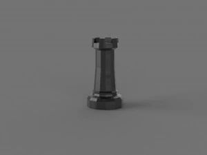 3D LOW POLY CASTLE PRINTABLE MODEL 3D Model