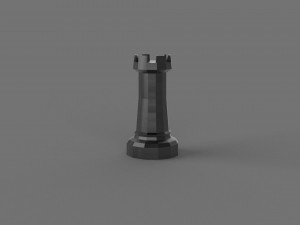 3D LOW POLY CASTLE PRINTABLE MODEL Modèle 3D