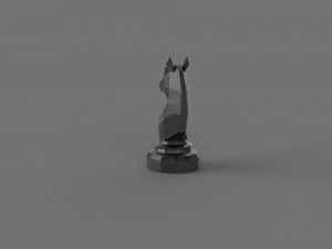 3D LOW POLY HORSE PRINTABLE MODEL 3D 모델