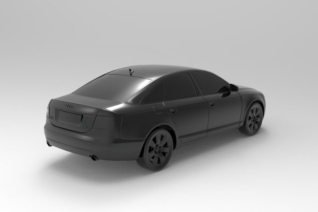 AUDI R6 READY TO PRINT MODEL Modello di stampa 3D .c4d .max .obj .3ds .fbx .stl .blend 