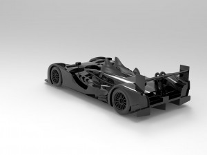 3D AUDI R15 PRINTABLE MODEL 3D Baskı Modeli