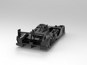 3D AUDI R15 PRINTABLE MODEL 3D Baskı Modeli
