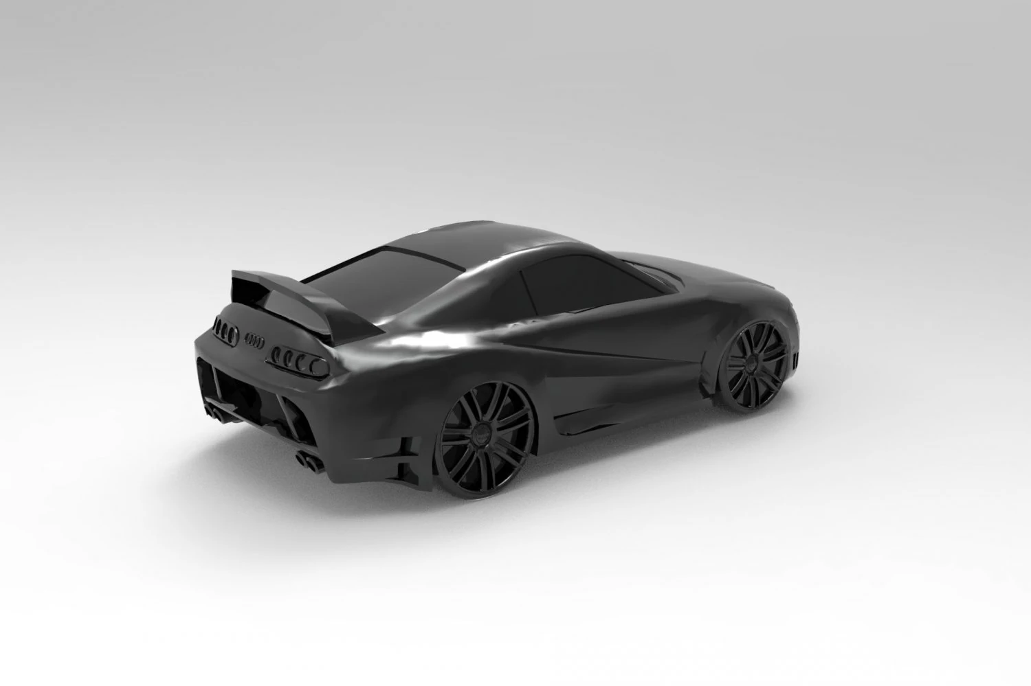 3D AUDI TT PRINTABLE MODEL 3D Print Model .c4d .max .obj .3ds .fbx .stl .blend 