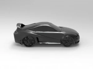 3D AUDI TT PRINTABLE MODEL 3D Print Model