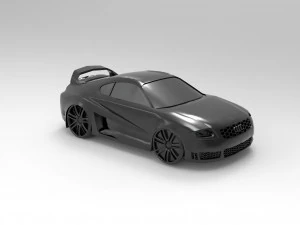 3D AUDI TT PRINTABLE MODEL 3D Print Model