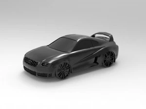 3D AUDI TT PRINTABLE MODEL 3D Print Model