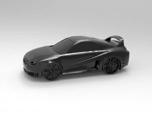 3D AUDI TT PRINTABLE MODEL 3D Print Model