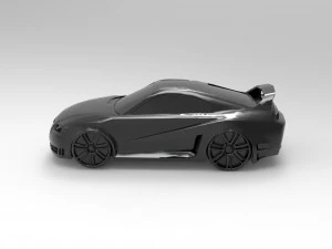 3D AUDI TT PRINTABLE MODEL 3D Print Model