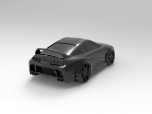 3D AUDI TT PRINTABLE MODEL Modèles 3D en vedette