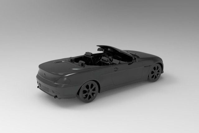 B-M-W 6 READY TO PRINT MODEL 3D 打印模型 .c4d .max .obj .3ds .fbx .stl .blend 