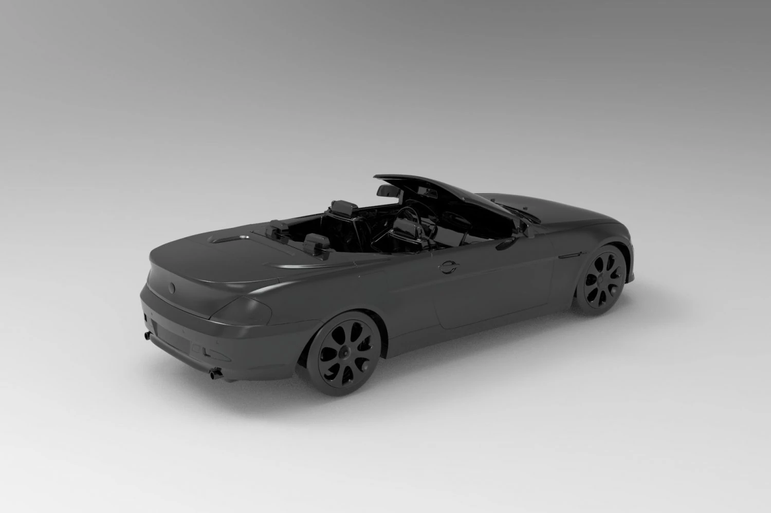 B-M-W 6 READY TO PRINT MODEL 3D Print Model .c4d .max .obj .3ds .fbx .stl .blend 