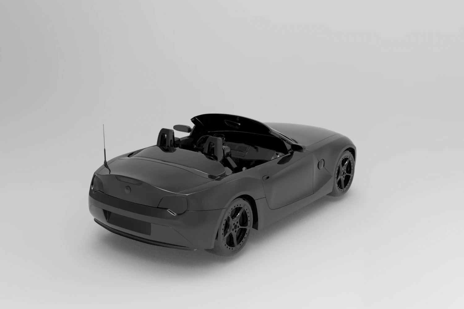 B-M-W Z4 READY TO PRINT MODEL 3D Print Model .c4d .max .obj .3ds .fbx .stl .blend 