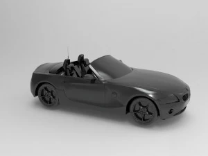 B-M-W Z4 READY TO PRINT MODEL 3D Print Model