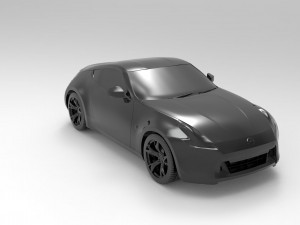NISSAN 370Z READY TO PRINT MODEL Model Cetak 3D
