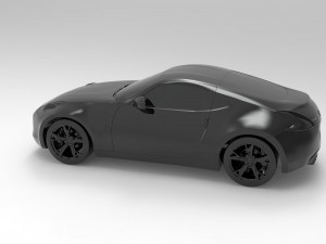 NISSAN 370Z READY TO PRINT MODEL Model Cetak 3D