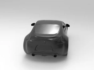 NISSAN 370Z READY TO PRINT MODEL 3D Print Model
