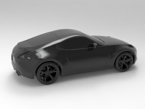 NISSAN 370Z READY TO PRINT MODEL Model Cetak 3D