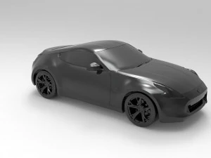 NISSAN 370Z READY TO PRINT MODEL 3D Print Model