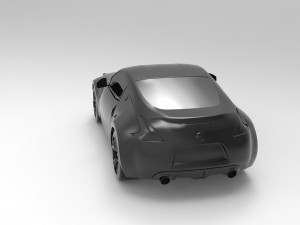 NISSAN 370Z READY TO PRINT MODEL Model Cetak 3D