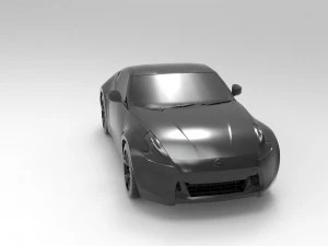 NISSAN 370Z READY TO PRINT MODEL 3D Print Model