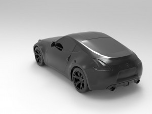 NISSAN 370Z READY TO PRINT MODEL Model Cetak 3D