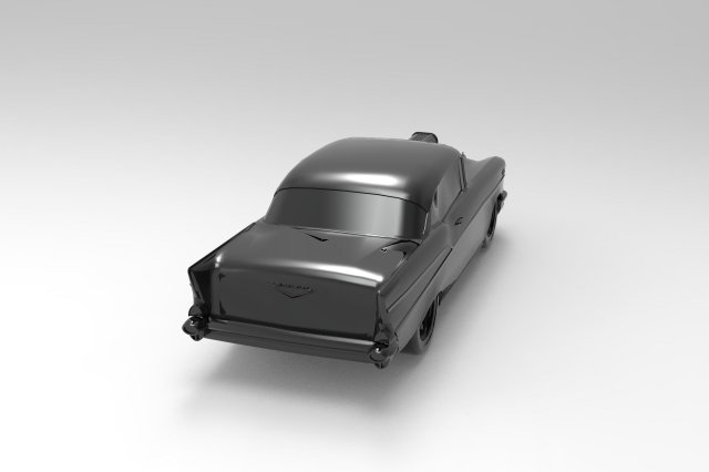 Chevrolet Bel Air Car READY TO PRINT MODEL 3Dプリントモデル .c4d .max .obj .3ds .fbx .stl .blend 