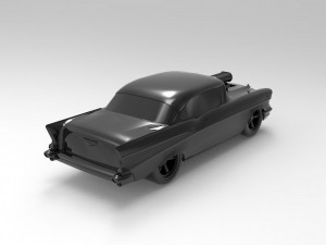 Chevrolet Bel Air Car READY TO PRINT MODEL 3Dプリントモデル