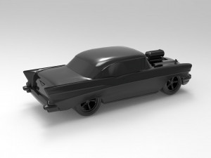 Chevrolet Bel Air Car READY TO PRINT MODEL 3Dプリントモデル