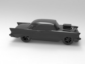 Chevrolet Bel Air Car READY TO PRINT MODEL 3Dプリントモデル