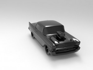 Chevrolet Bel Air Car READY TO PRINT MODEL 3Dプリントモデル
