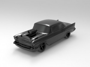 Chevrolet Bel Air Car READY TO PRINT MODEL 3Dプリントモデル