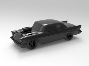 Chevrolet Bel Air Car READY TO PRINT MODEL 3Dプリントモデル