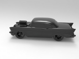 Chevrolet Bel Air Car READY TO PRINT MODEL 3Dプリントモデル