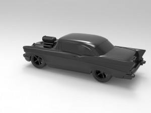 Chevrolet Bel Air Car READY TO PRINT MODEL 3Dプリントモデル