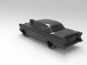 Chevrolet Bel Air Car READY TO PRINT MODEL 3Dプリントモデル