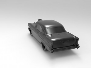 Chevrolet Bel Air Car READY TO PRINT MODEL 3Dプリントモデル