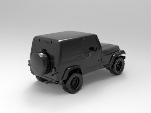 JEEP READY TO PRINT MODEL 3D Print Model