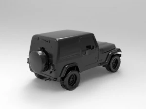 JEEP READY TO PRINT MODEL 3D Print Model