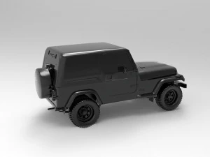 JEEP READY TO PRINT MODEL 3D Print Model