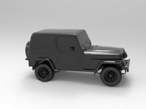 JEEP READY TO PRINT MODEL 3D Print Model