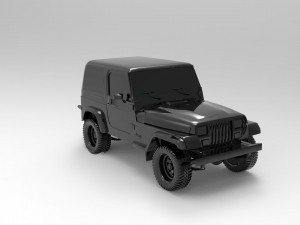 JEEP READY TO PRINT MODEL 3D Print Model