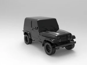 JEEP READY TO PRINT MODEL 3D Print Model