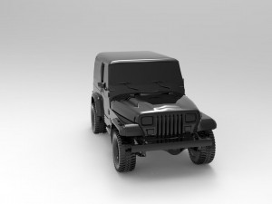 JEEP READY TO PRINT MODEL 3D Print Model