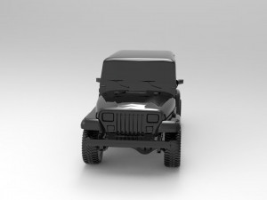 JEEP READY TO PRINT MODEL 3D Print Model