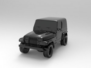 JEEP READY TO PRINT MODEL 3D Print Model