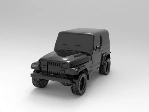 JEEP READY TO PRINT MODEL 3D Print Model