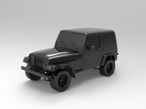 JEEP READY TO PRINT MODEL 3D Print Model